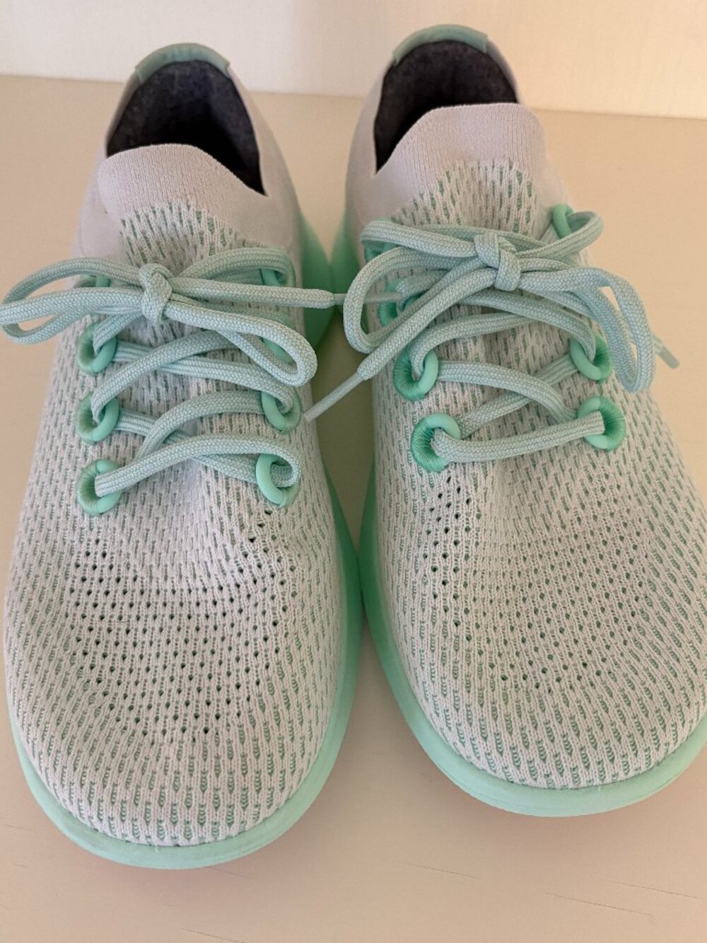 NWOB Women's Allbirds Tree Dasher Running Sneaker  Mint Green Sz 10.5